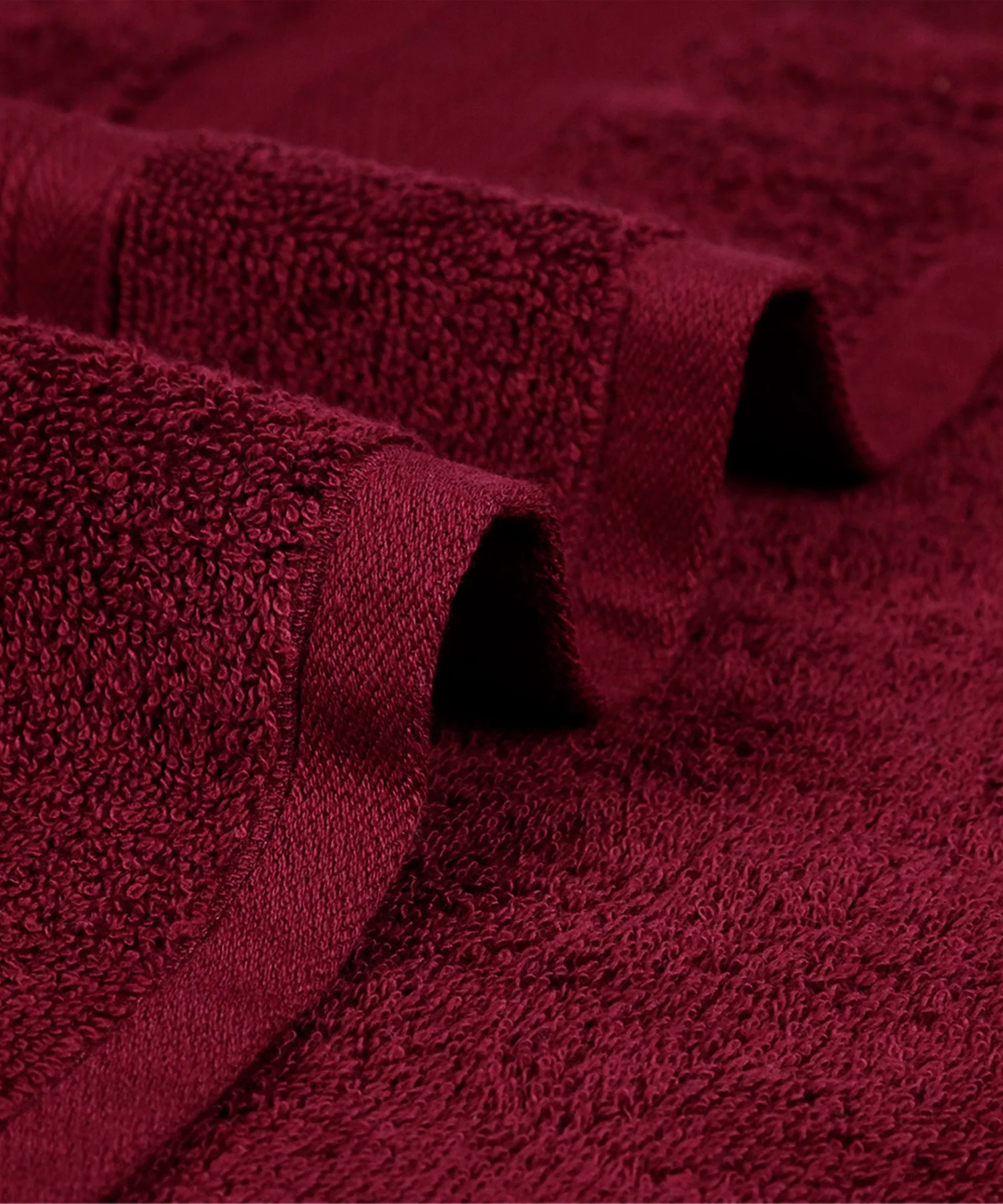 Soft Comfort 12Pc Towel Set, Red Wine|509 GSM Cotton|Air Rich Technology - Image 9