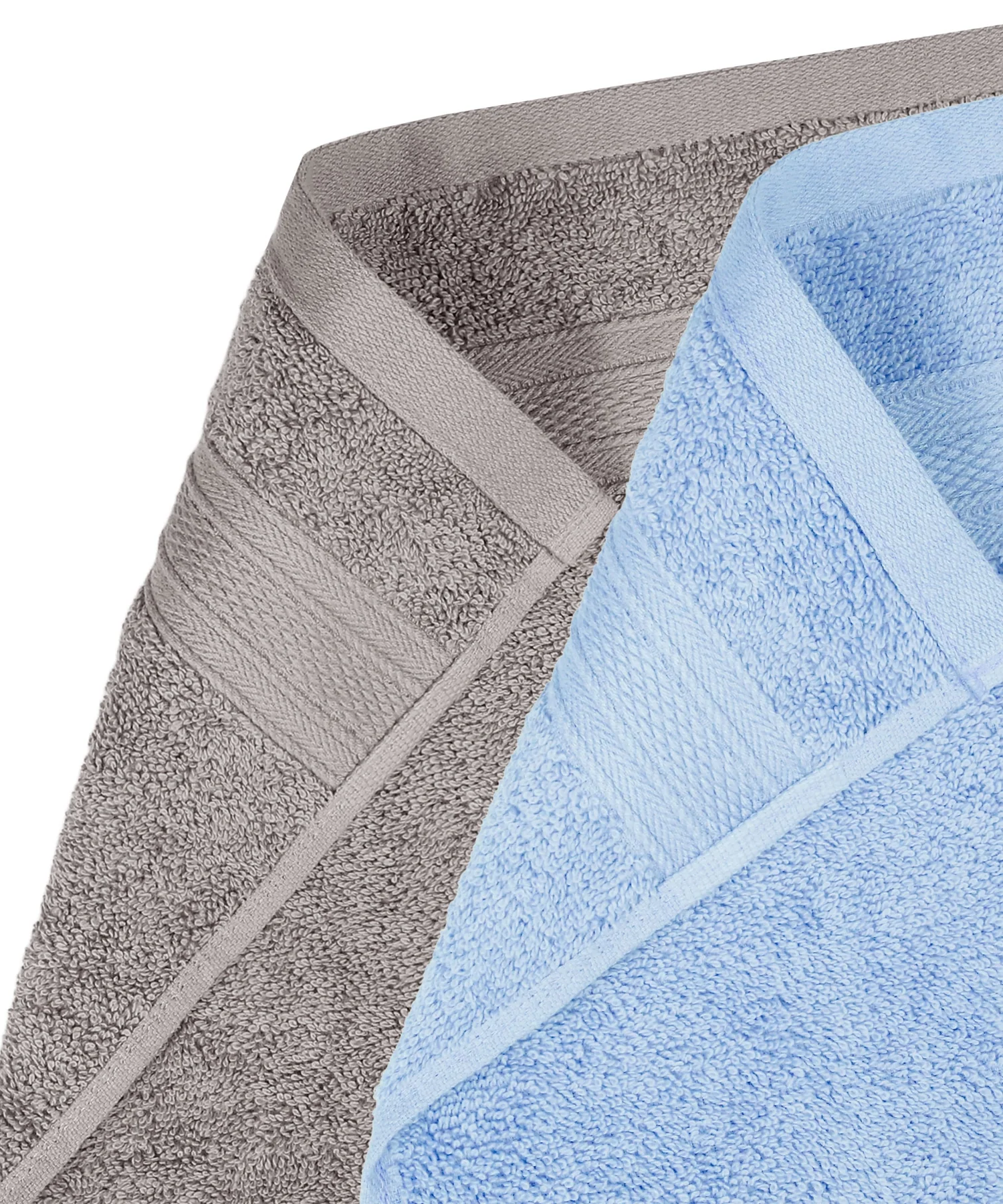 Soft Comfort 4 Pc Hand Towel, Charcoal & Allure| 509 GSM Cotton|Air Rich Technology - Image 5