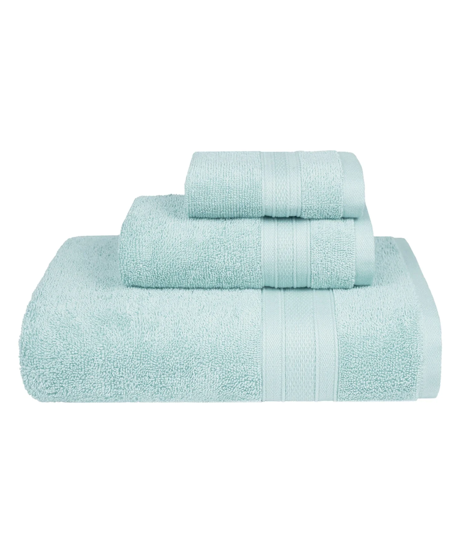 Soft Comfort 3Pc Towel Set, Nile Blue|509 GSM Cotton|Air Rich Technology - Image 2