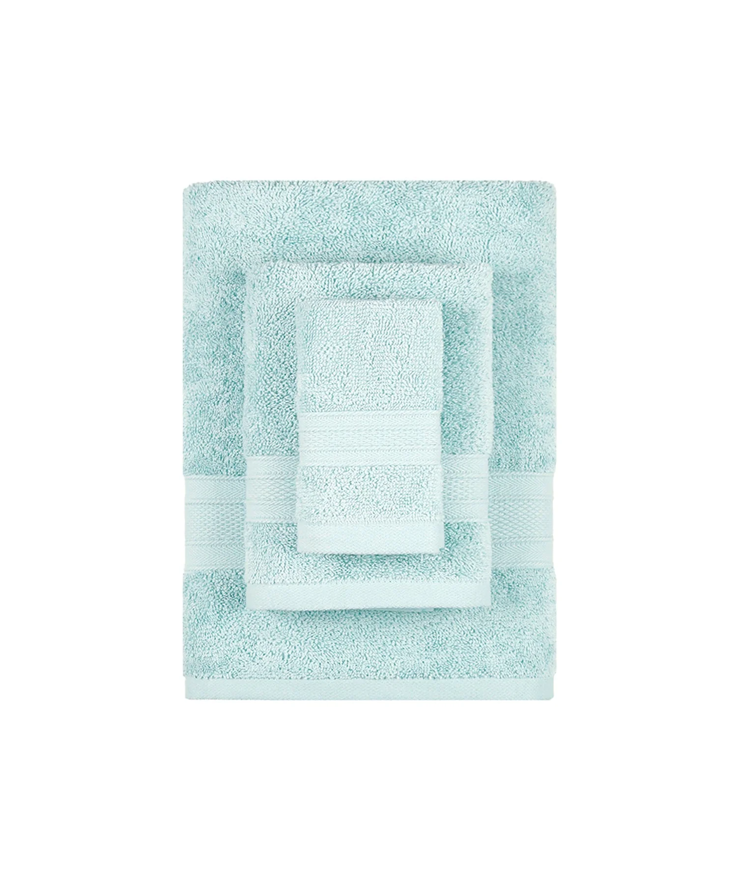 Soft Comfort 3Pc Towel Set, Nile Blue|509 GSM Cotton|Air Rich Technology - Image 4