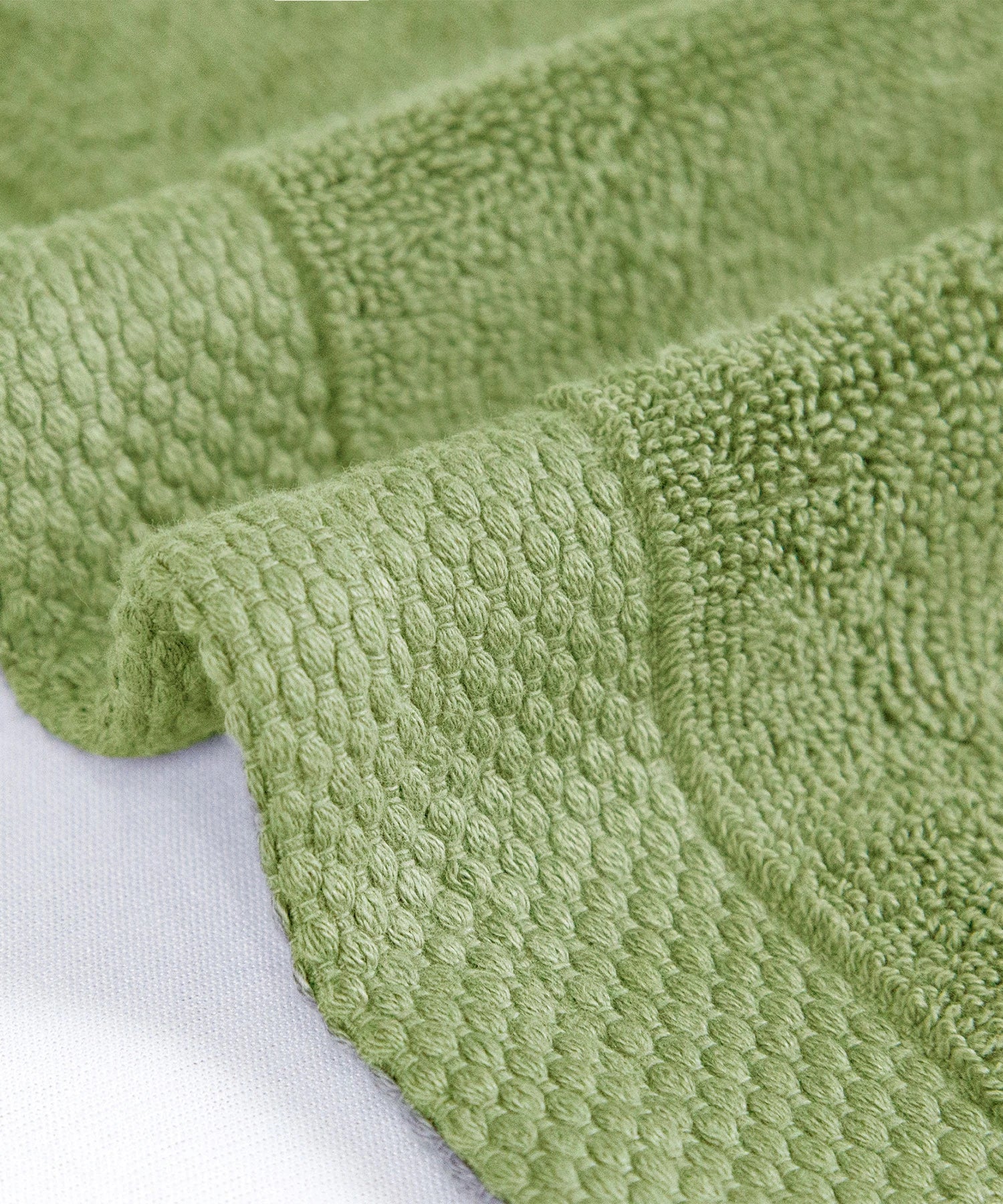 Soft Comfort 4Pc Face Towel Set, Olive|600 GSM Cotton|Superior Softness - Image 7