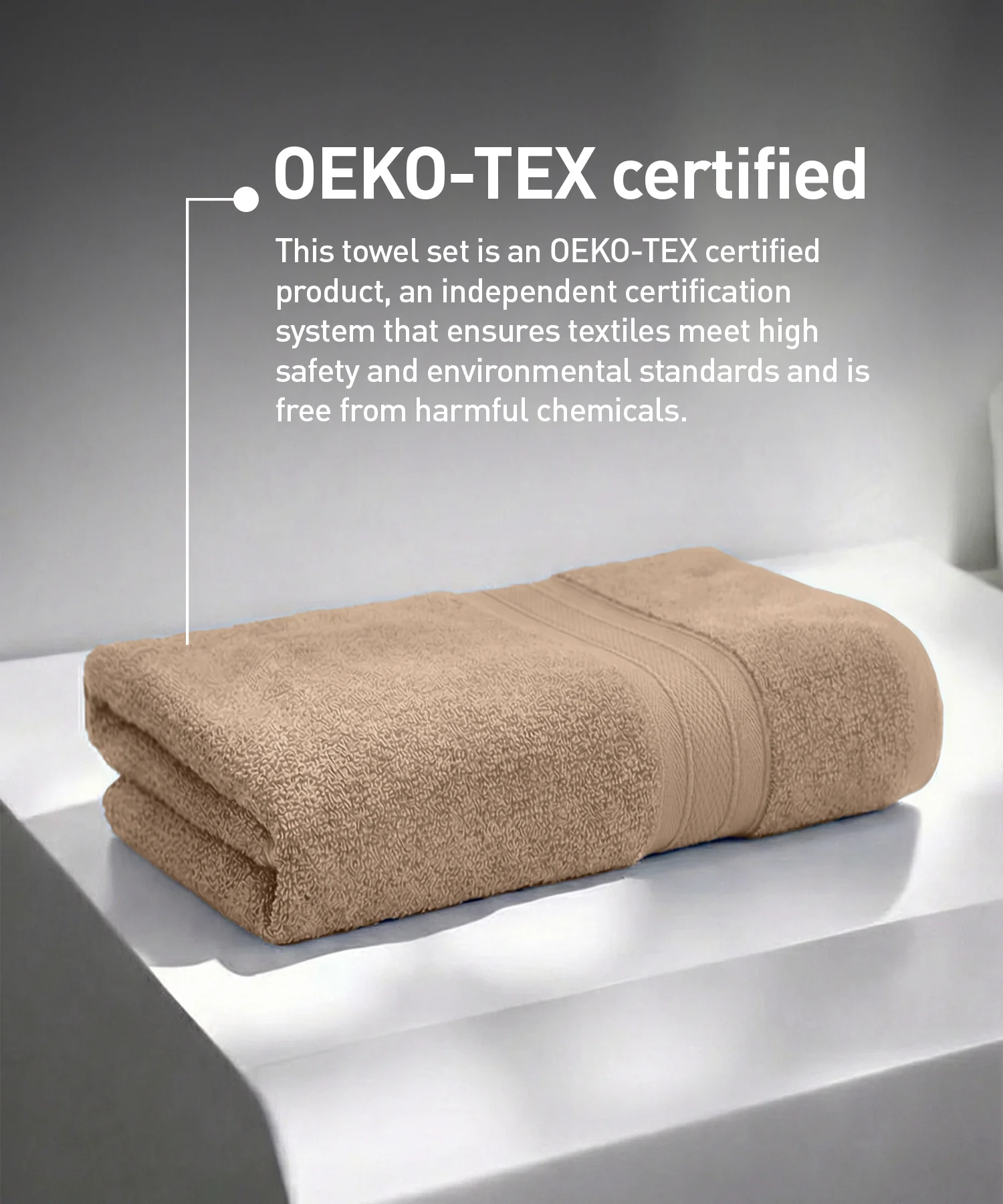 Soft Comfort 1Pc Bath Towel, Acron|509 GSM Cotton|Air Rich Technology - Image 5