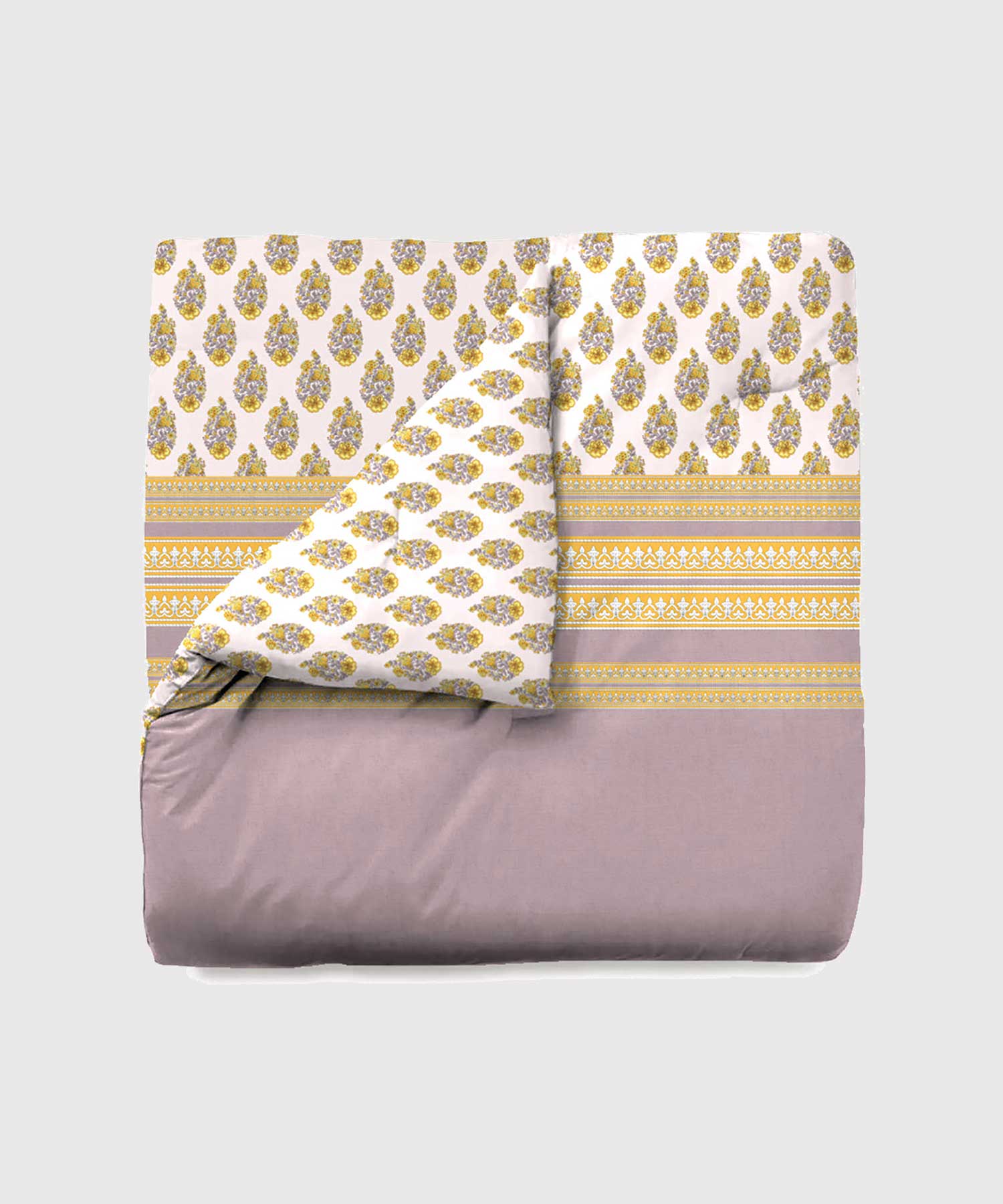 Soft Comfort Bedding Set, Marigold| 210TC, 200GSM Cotton|4 Pc Set - Image 4