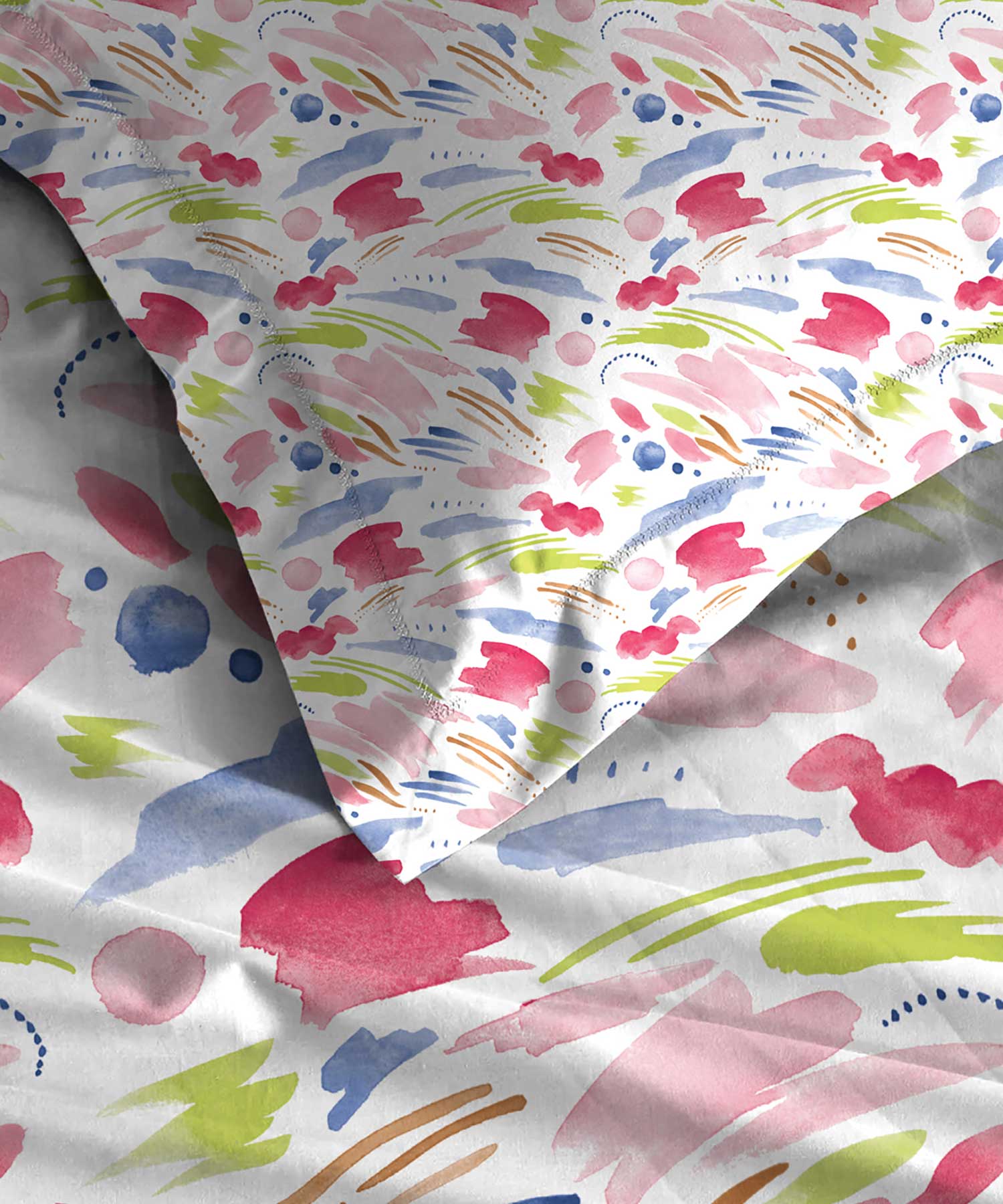 Soft Comfort Bedding Set, Sweet Temptation| 210TC, 200GSM Cotton|4 Pc Set - Image 3