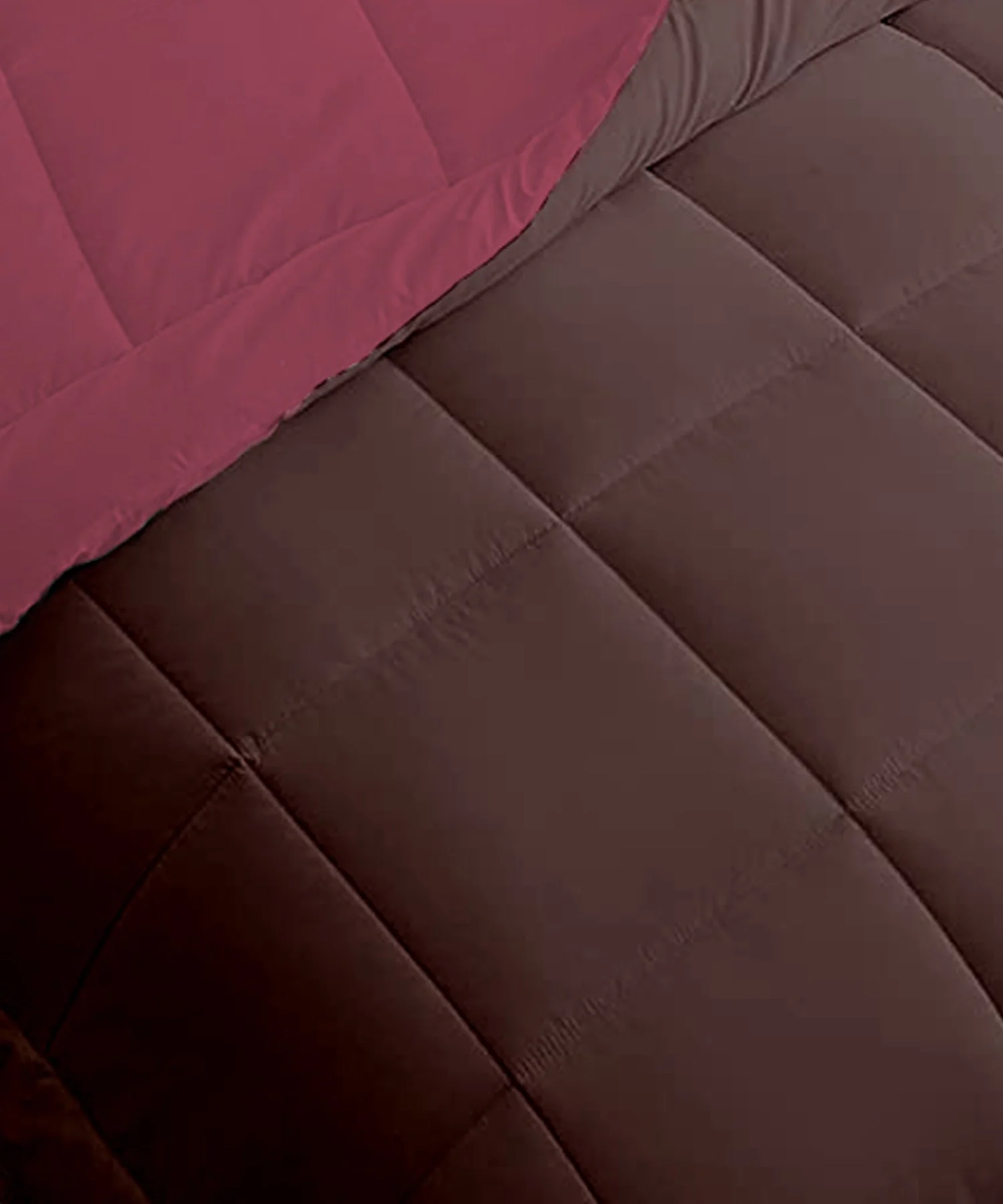 Soft Comfort Solid Double AC Comforter, Hot Chocolate|200 GSM Micro Polyester|Reversible - Image 6