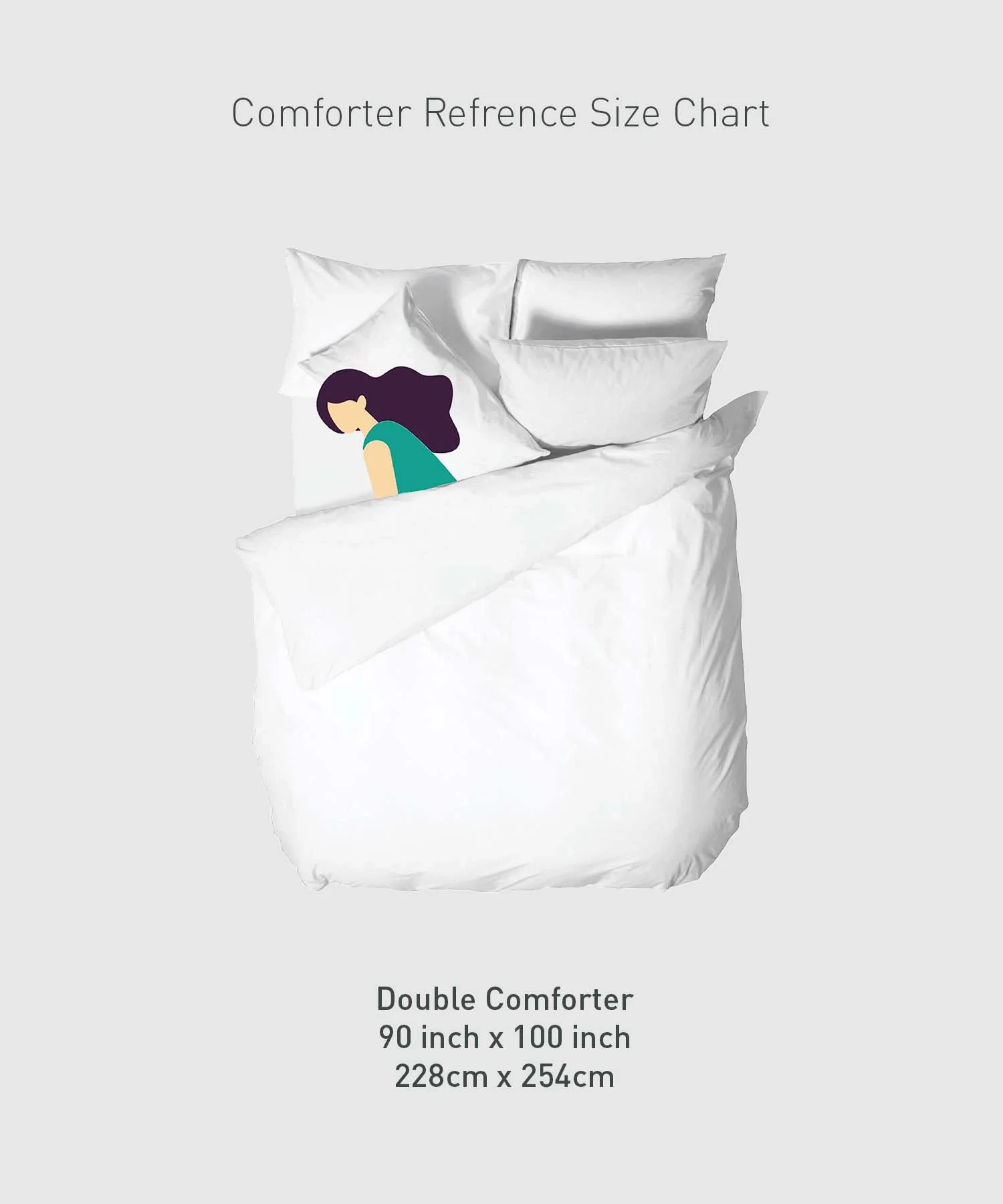 Soft Comfort Solid Double AC Comforter, Hot Chocolate|200 GSM Micro Polyester|Reversible - Image 7