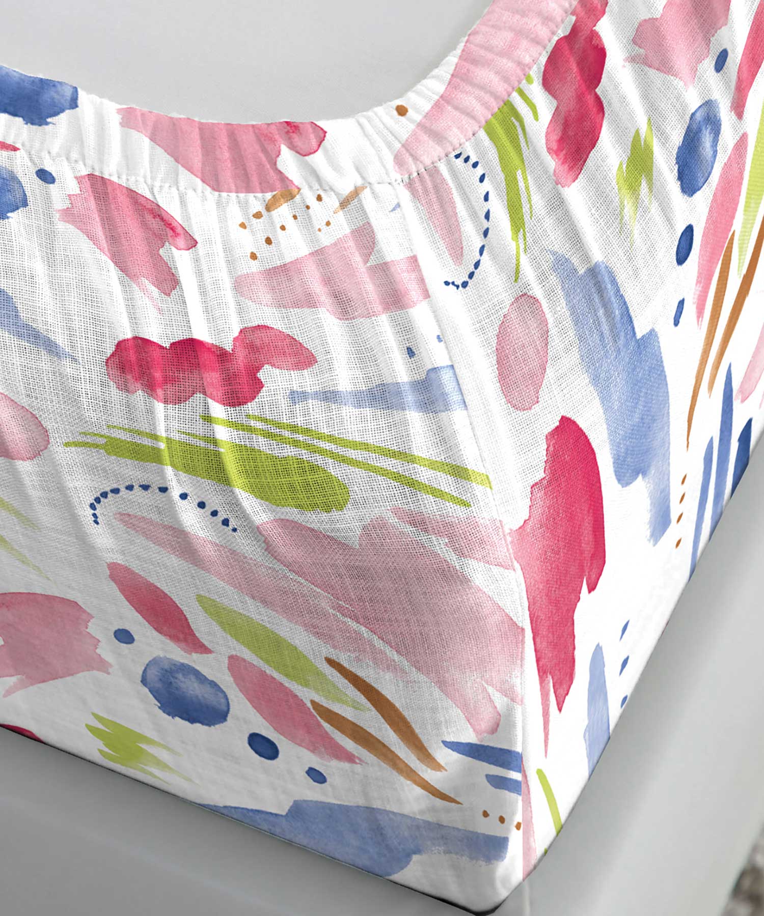 Soft Comfort King Fitted Bedsheet Set, Sweet Temptation|210 TC Cotton|2 Pillow Covers - Image 3