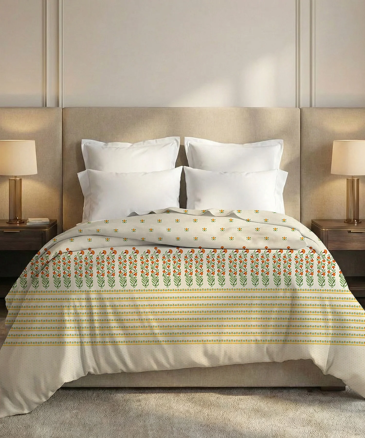 Soft Comfort Double AC Comforter, Art Age |200 GSM Cotton - Image 2