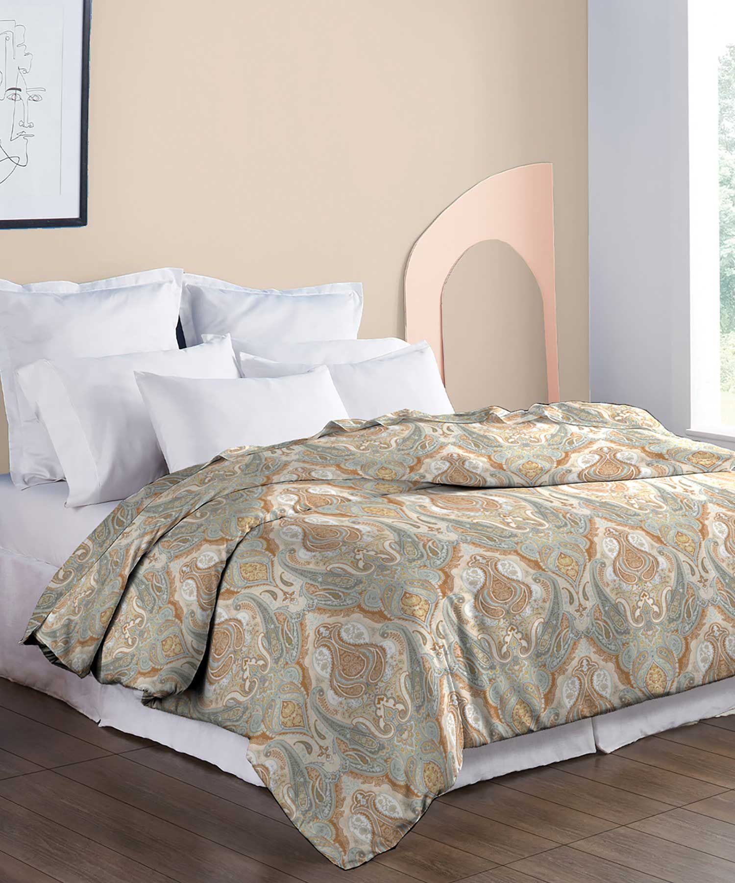 Soft Comfort Double AC Comforter, Diana|210 TC-200 GSM Poly Cotton