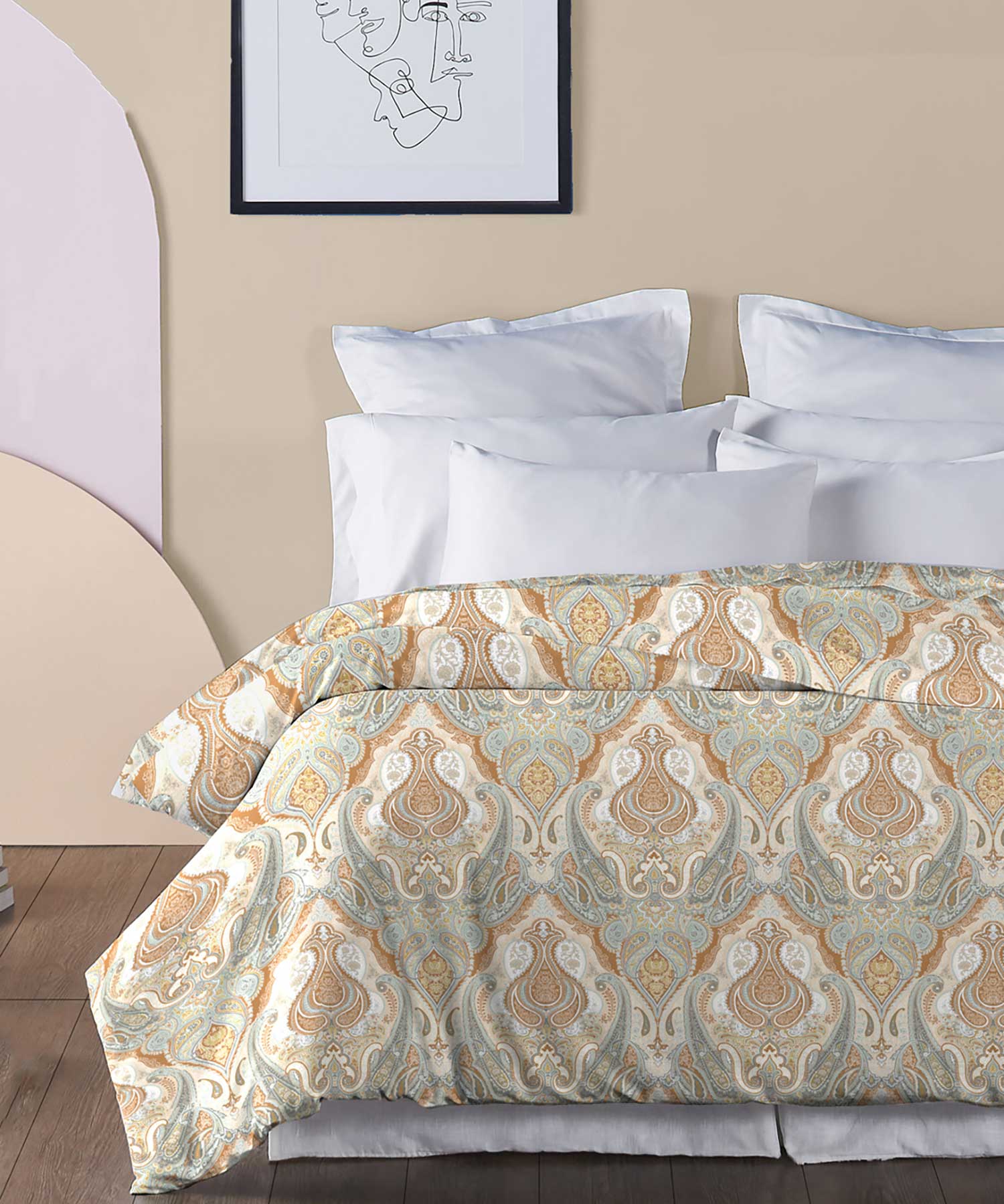 Soft Comfort Double AC Comforter, Diana|210 TC-200 GSM Poly Cotton - Image 2