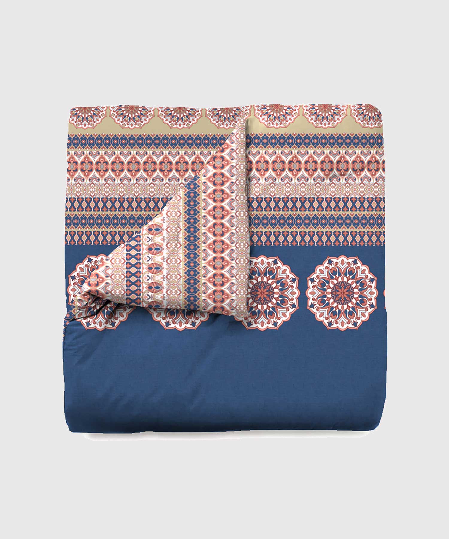 Soft Comfort Double AC Comforter, Earthy Tales|210 TC-200 GSM Poly Cotton - Image 3