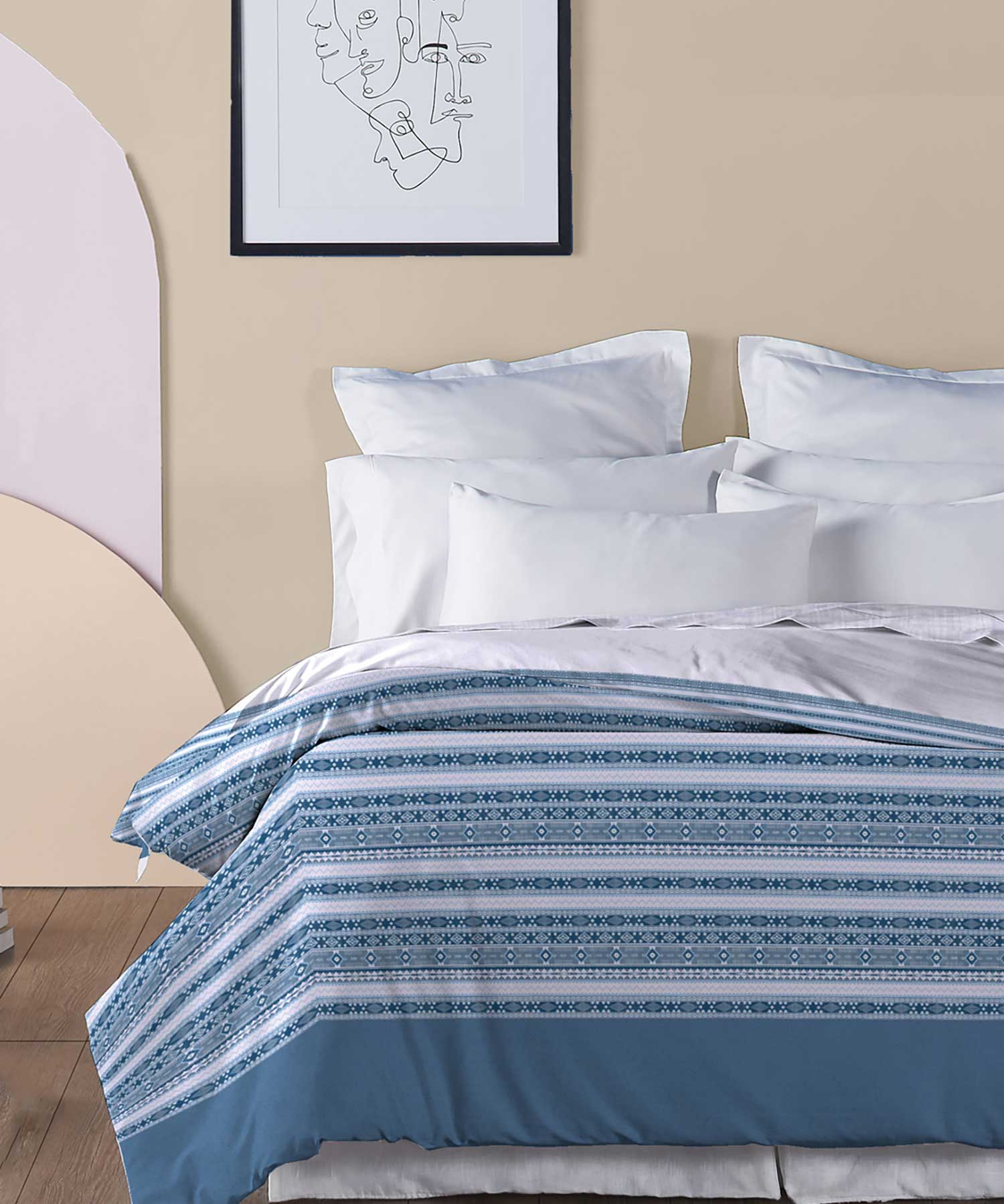 Soft Comfort Double AC Comforter, Ice Dust|210 TC-200 GSM Poly Cotton - Image 2