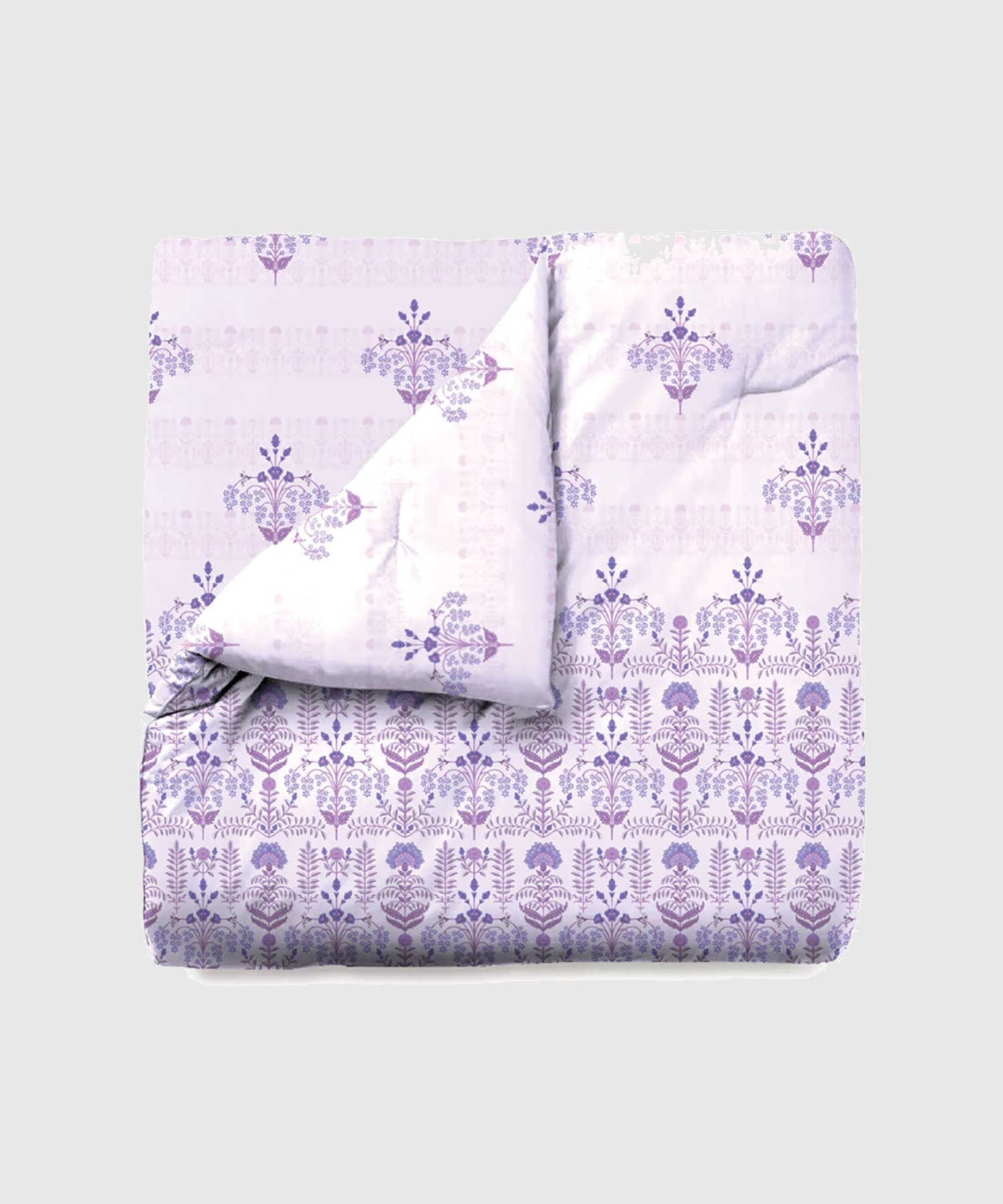 Soft Comfort Double AC Comforter, Lilac Affair|210 TC-200 GSM Poly Cotton - Image 3