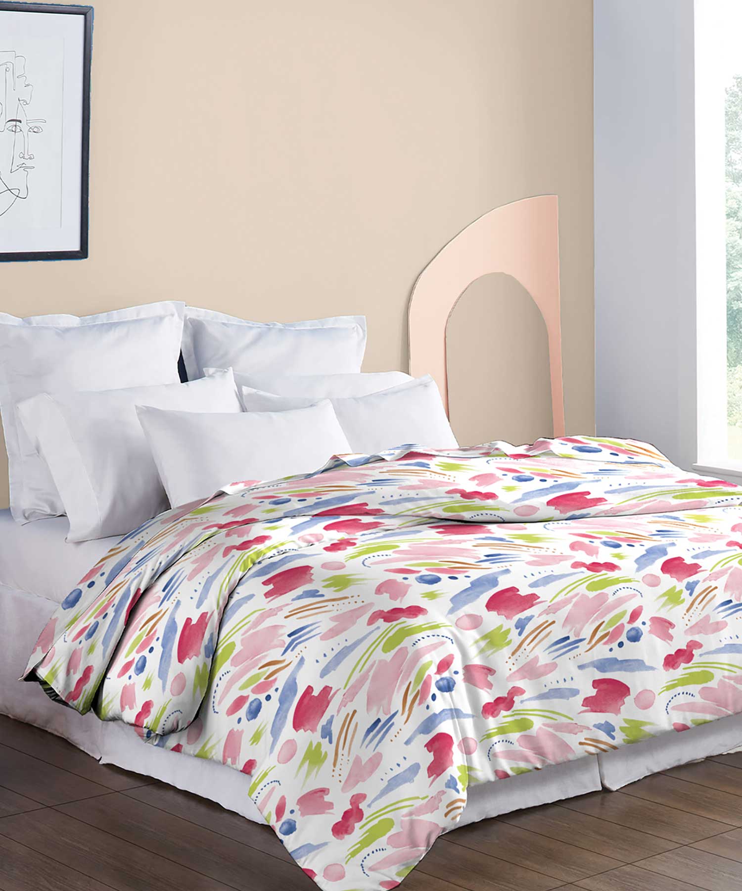 Soft Comfort Double AC Comforter, Sweet Temptation|210 TC-200 GSM Poly Cotton