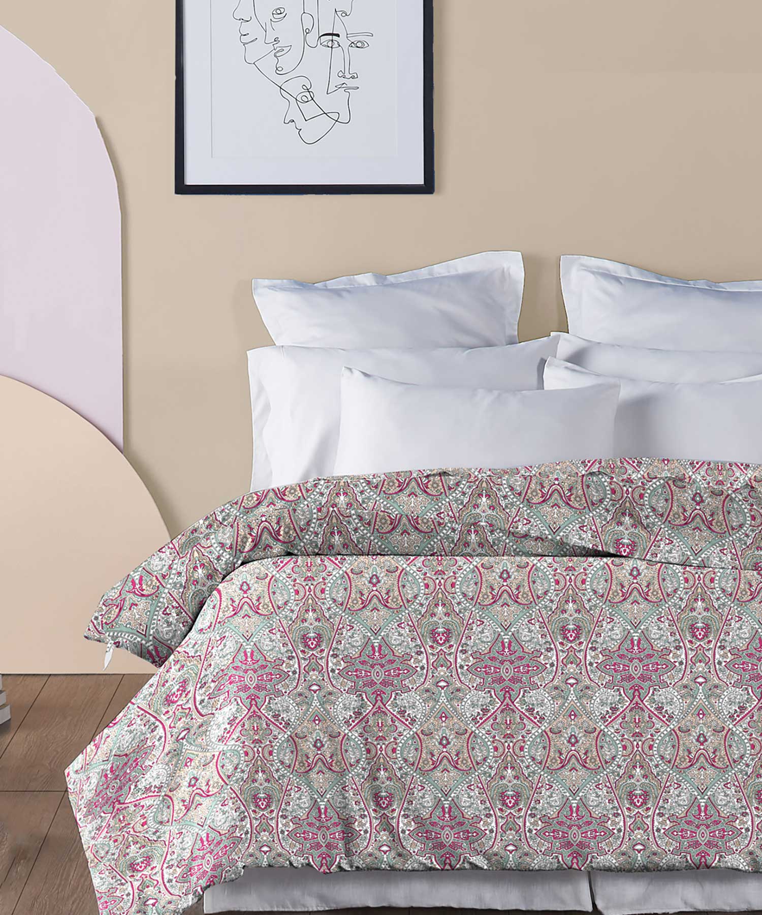 Soft Comfort Double AC Comforter, Victoria|210 TC-200 GSM Poly Cotton - Image 2