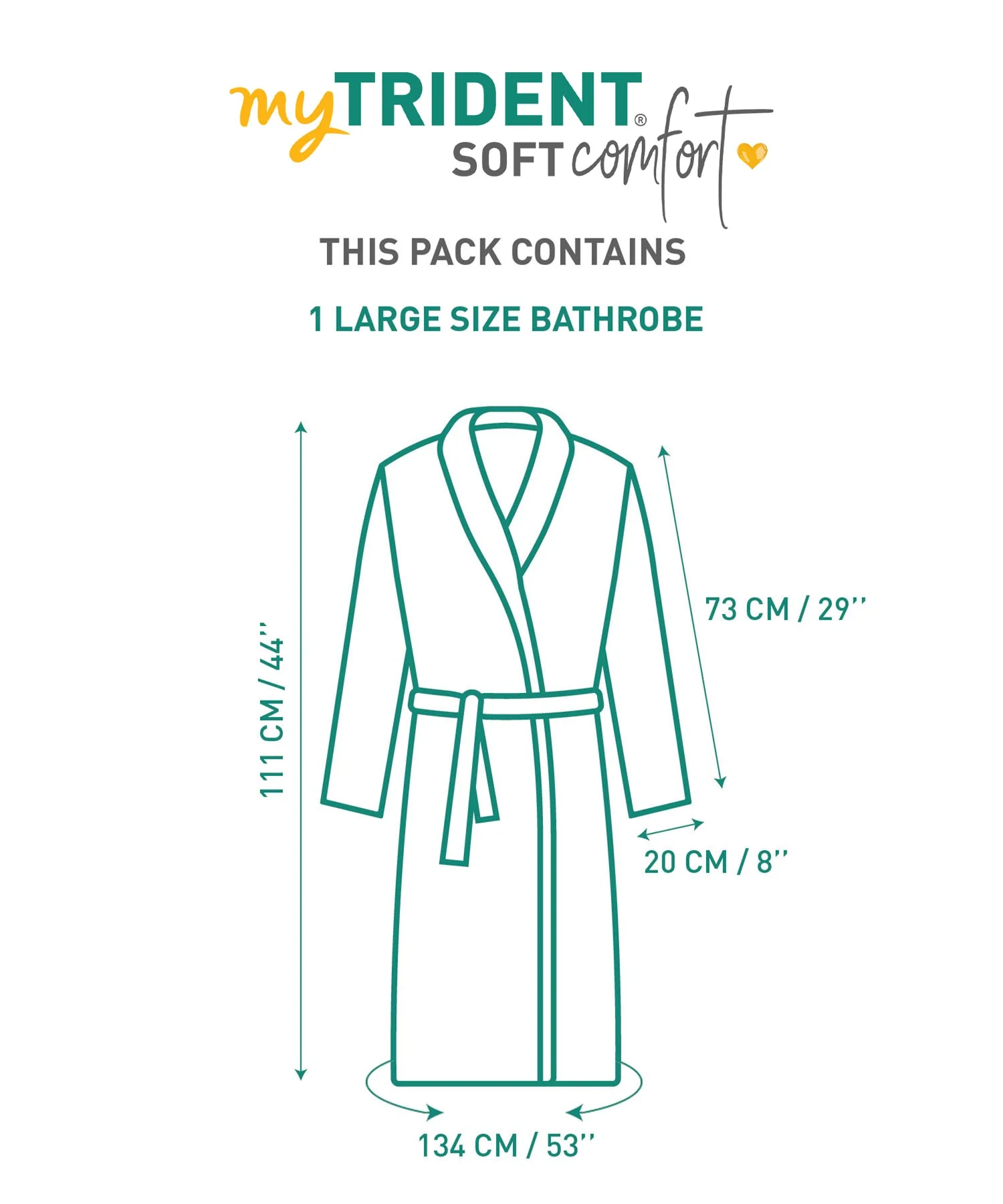 Soft Comfort Unisex Large Bathrobe, Bleached Sand| 300 GSM Cotton| Sheared Velvet Touch - Image 7