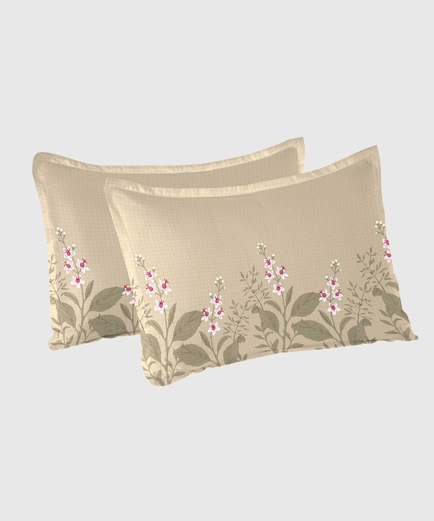 Soft Comfort Pillow Covers Set, Backyard| 210 TC Cotton - Image 3