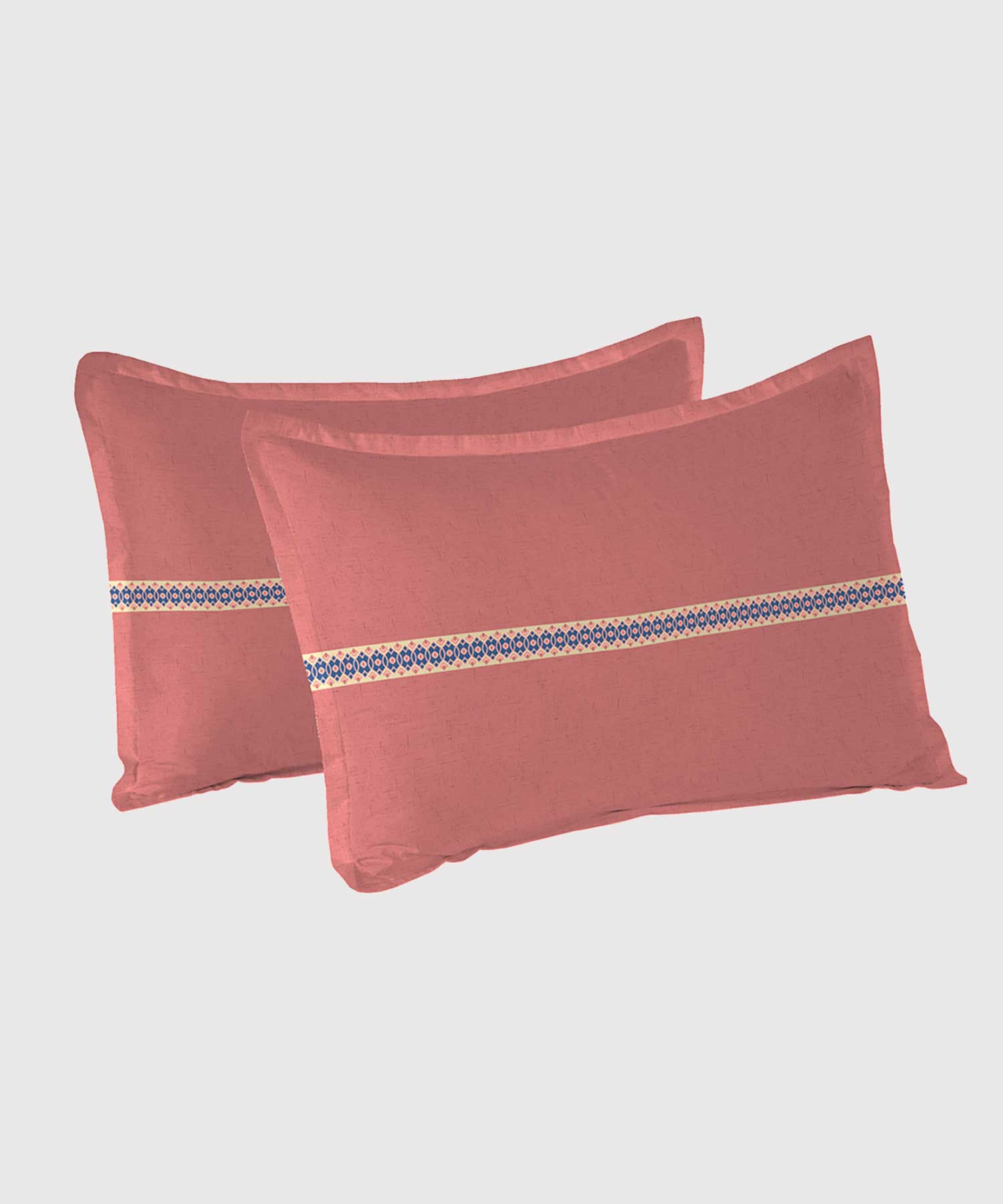 Soft Comfort Pillow Covers Set, Earthy Tale| 210 TC Cotton - Image 3