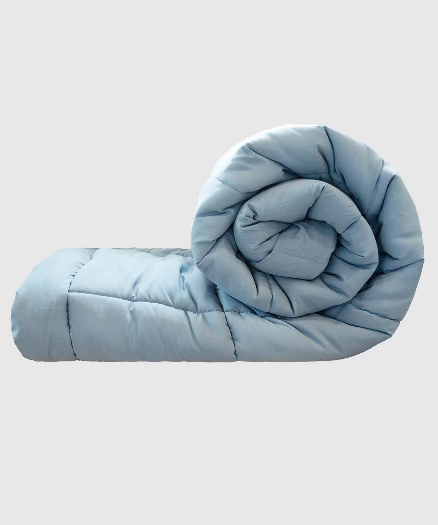 Soft Comfort Solid Single AC Comforter, Blue Fog|200 GSM Micro Polyester|Reversible - Image 5