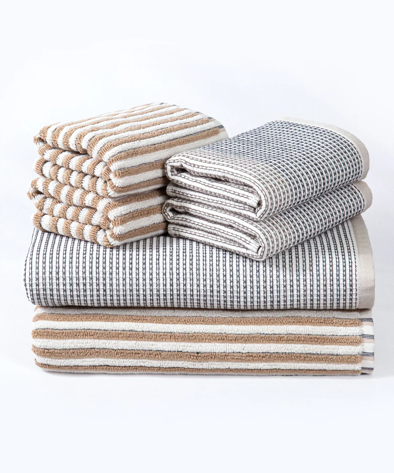 Symphony of Threads 6Pc Towel Set, Mirael-Aven| 625 GSM Cotton - Image 2