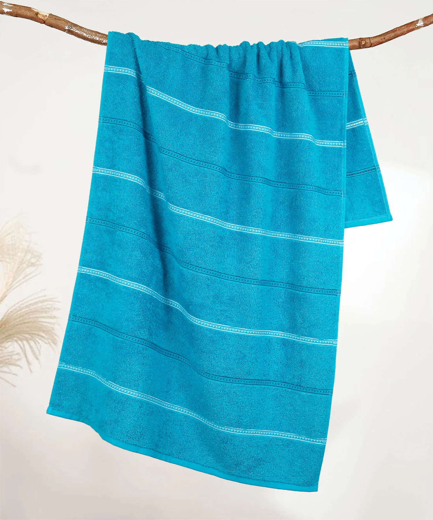 Urban Comfort Bath Towel, Tiffany Teal| 450 GSM Cotton|Dry Fast