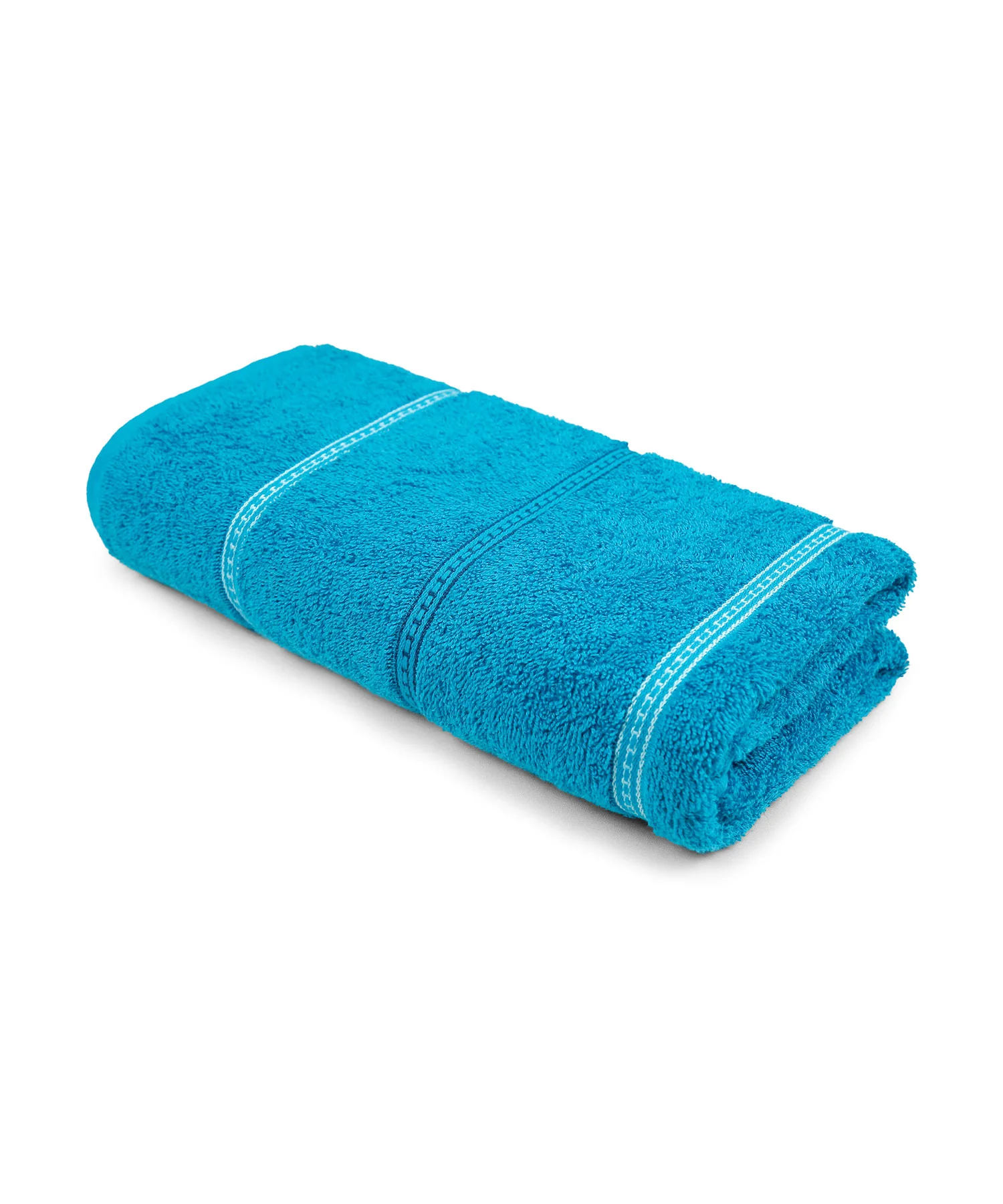 Urban Comfort Bath Towel, Tiffany Teal| 450 GSM Cotton|Dry Fast - Image 2