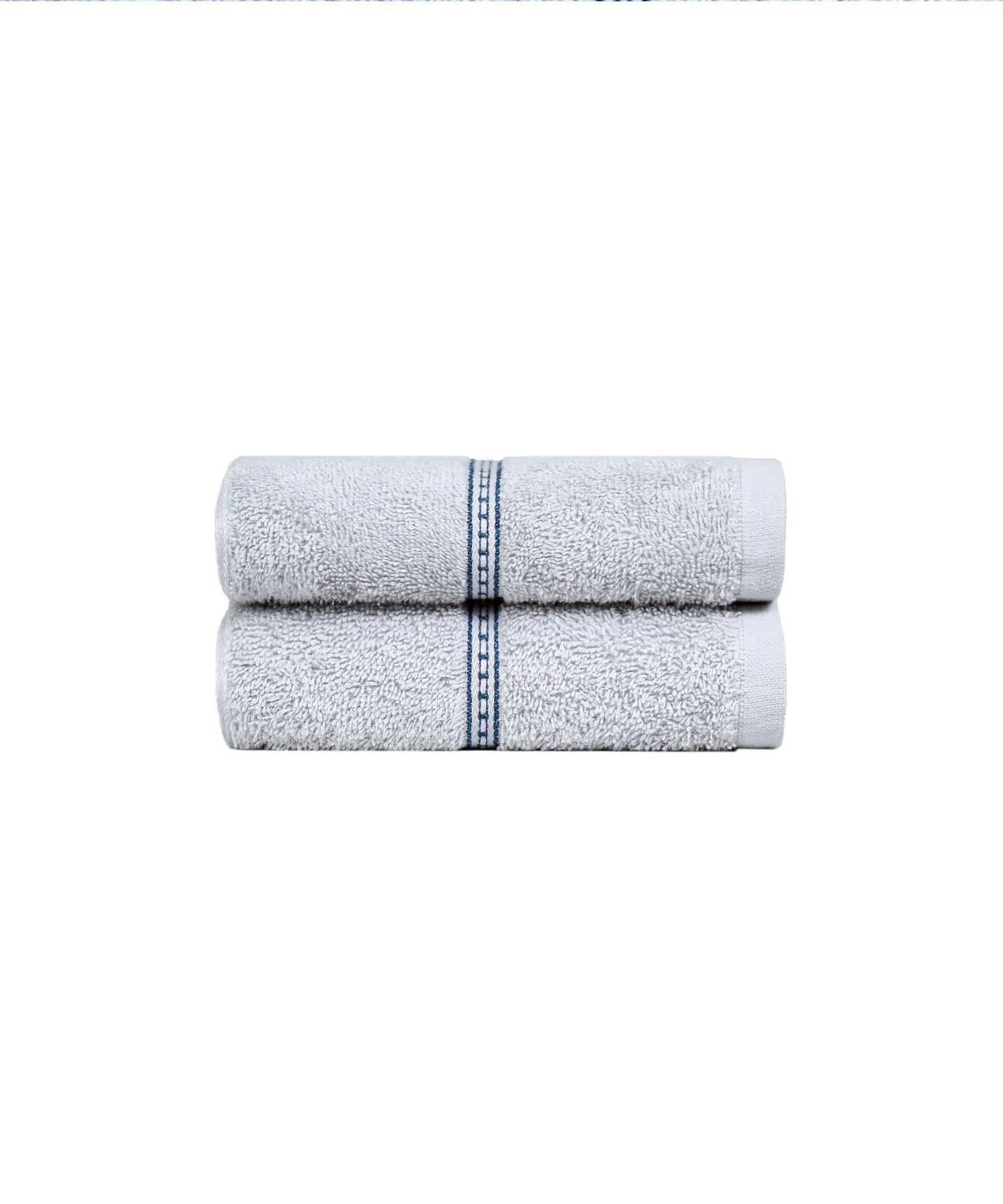 Urban Comfort 2 Pc Hand Towel Set, Disty Grey| 450 GSM Cotton|Dry Fast - Image 3