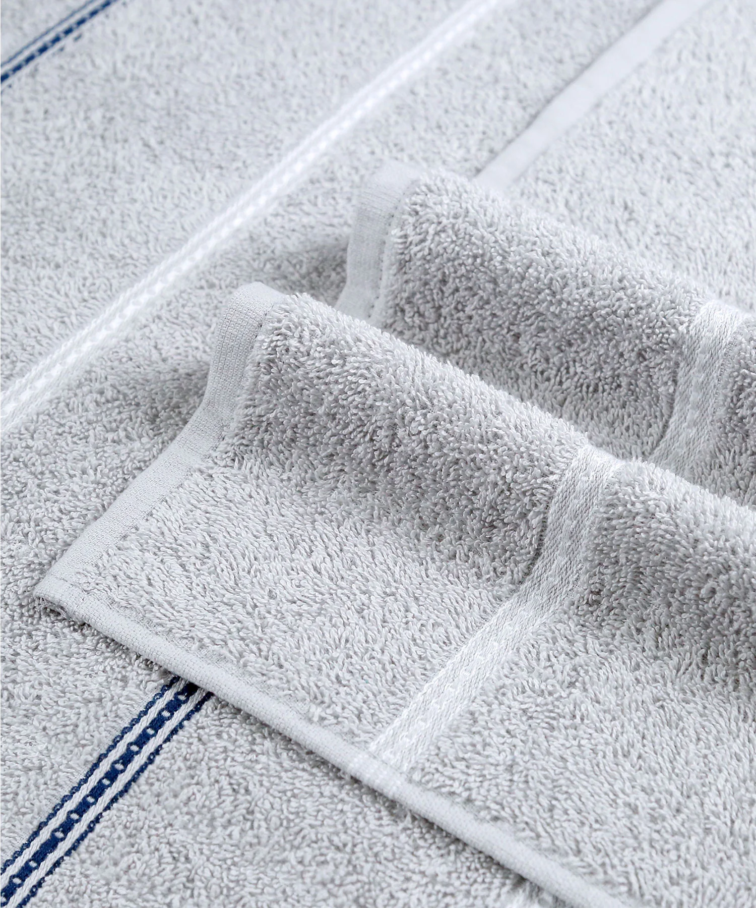 Urban Comfort 2 Pc Hand Towel Set, Disty Grey| 450 GSM Cotton|Dry Fast - Image 7