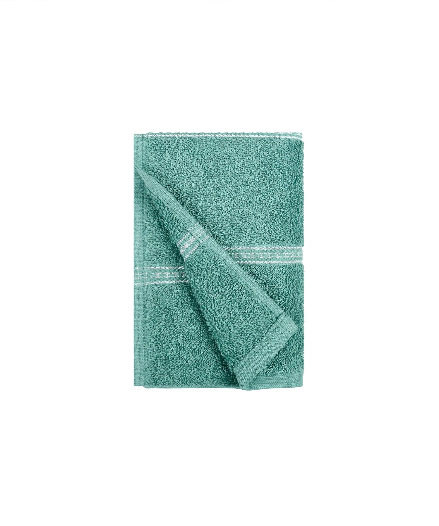 Urban Comfort 2 Pc Hand Towel Set, Shell Green| 450 GSM Cotton|Dry Fast - Image 4
