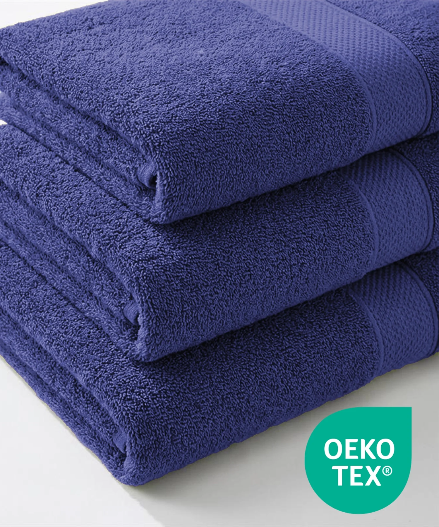 Urban Comfort Bath Towel, New Navy| 450 GSM Cotton - Image 7