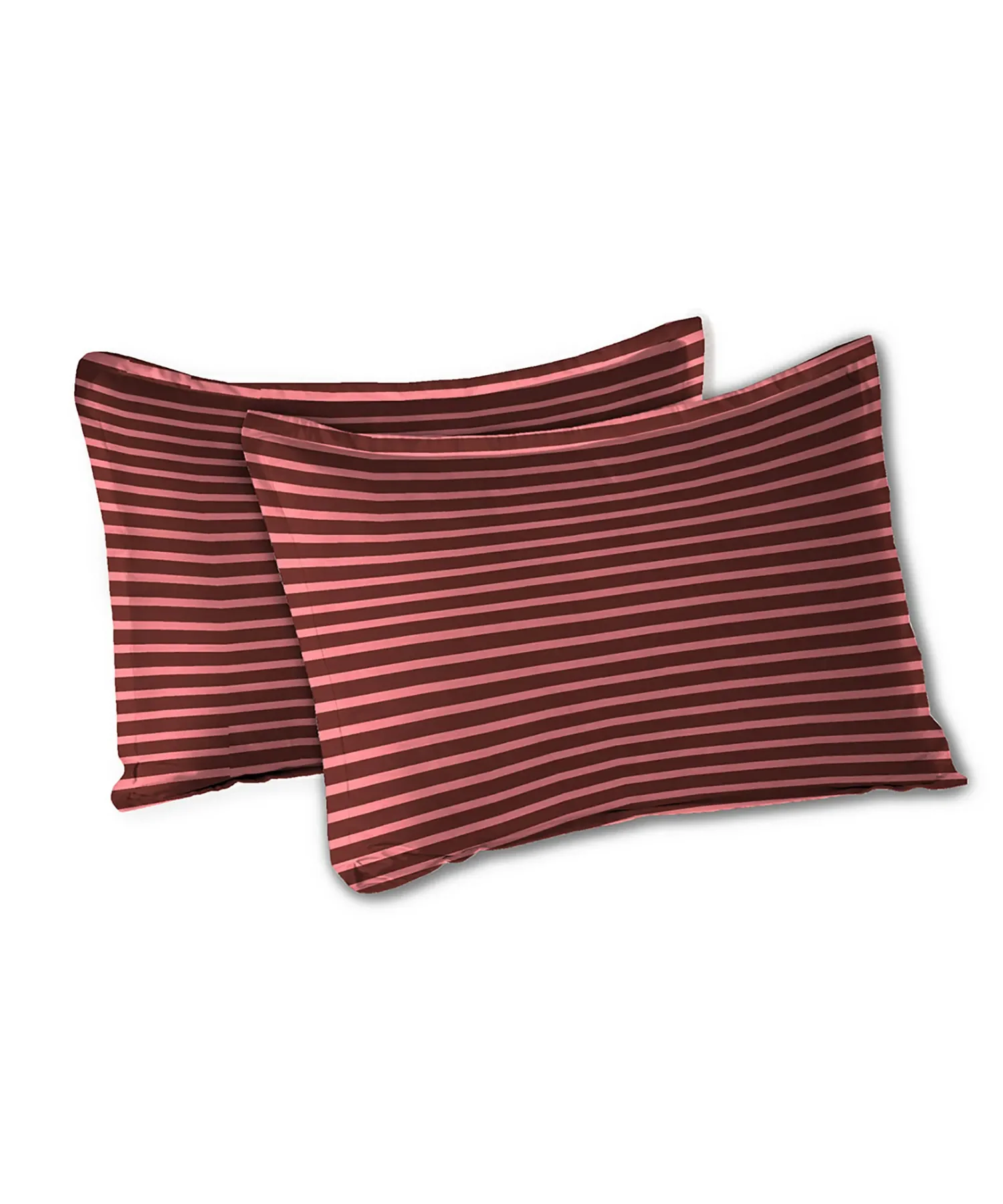 Urban Comfort Queen Bedsheet Set, Modern Brown |144 TC Cotton| 2 Pillow Covers - Image 4