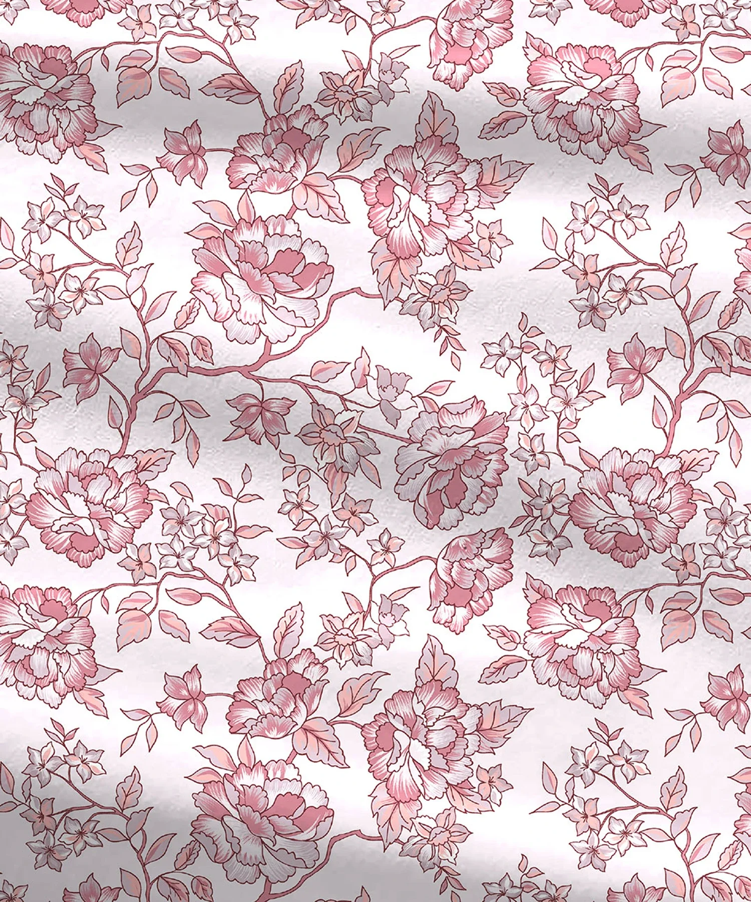 Urban Comfort King Fitted Bedsheet Set, Juliet Pink |144 TC Cotton| 2 Pillow Covers - Image 6