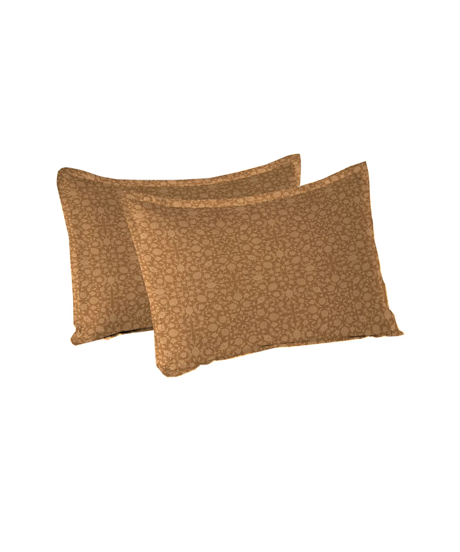 Urban Comfort Pillow Covers Set, Classic Amber| 144 TC Cotton - Image 4