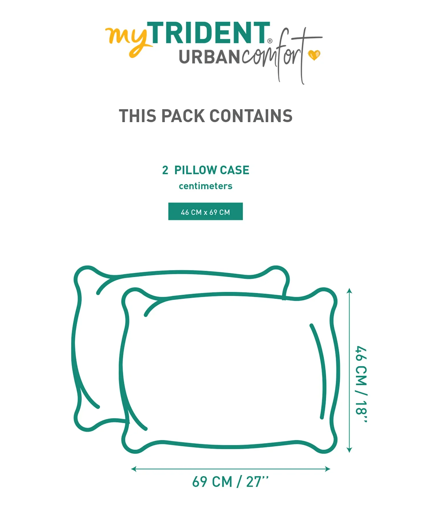 Urban Comfort Pillow Covers Set, Classic Amber| 144 TC Cotton - Image 7