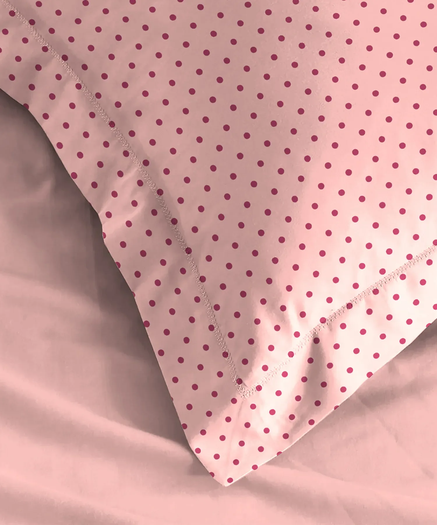 Urban Comfort Pillow Covers Set, Party Mood Pink| 144 TC Cotton - Image 3