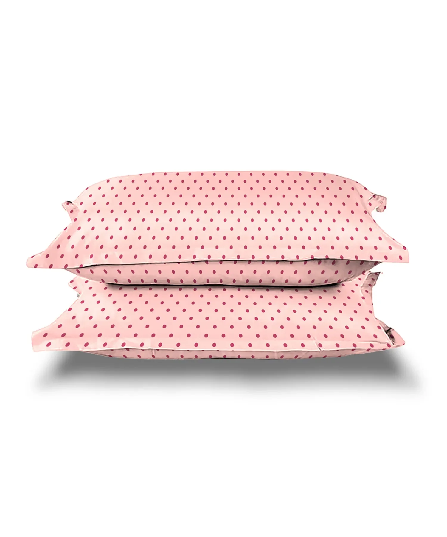 Urban Comfort Pillow Covers Set, Party Mood Pink| 144 TC Cotton - Image 4