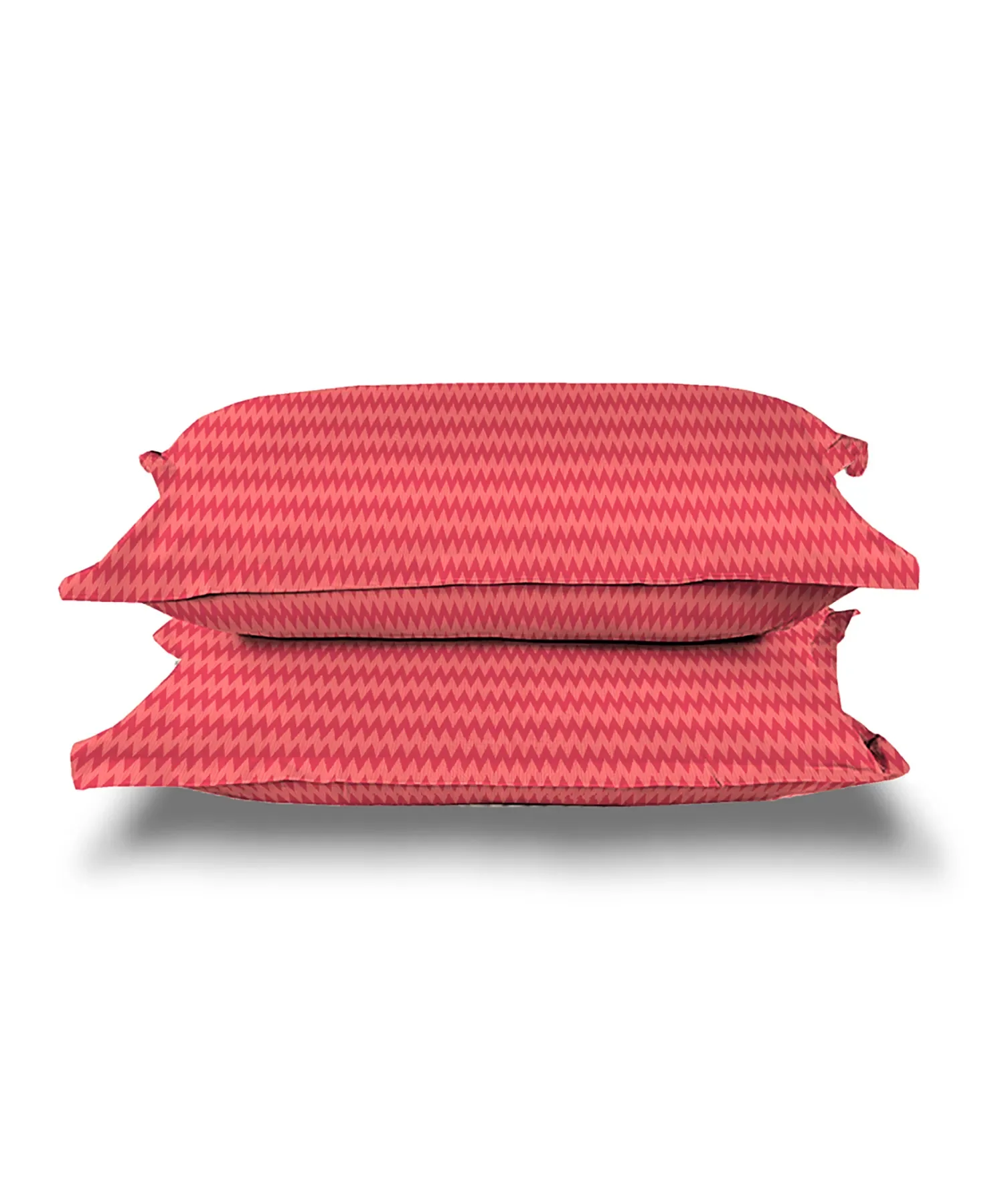 Urban Comfort Pillow Covers Set, Sunset Magenta| 144 TC Cotton - Image 4