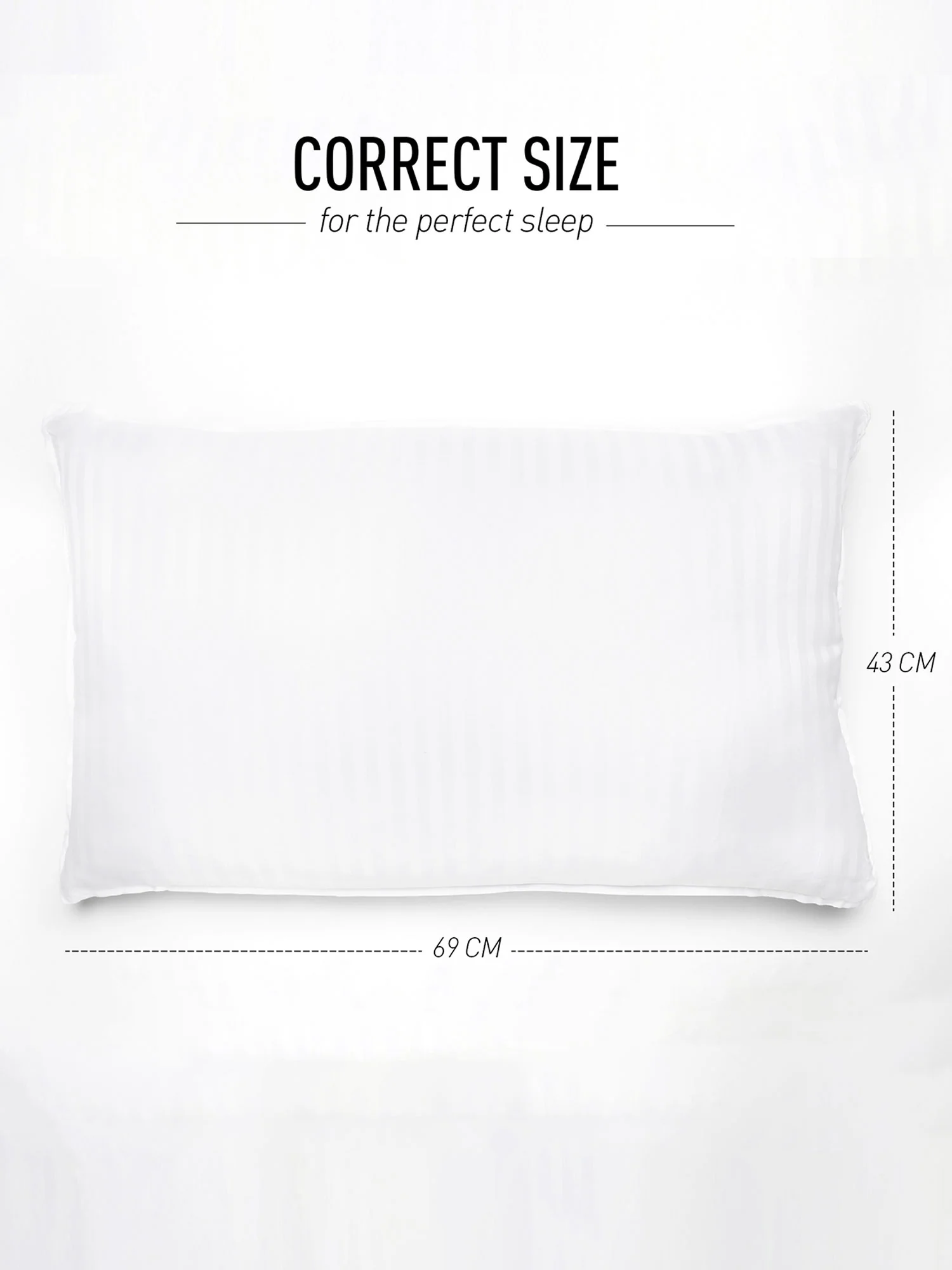 Urban Comfort Soft Fibre Pillow (Pack of 2), White|650 GSM Polycotton - Image 4