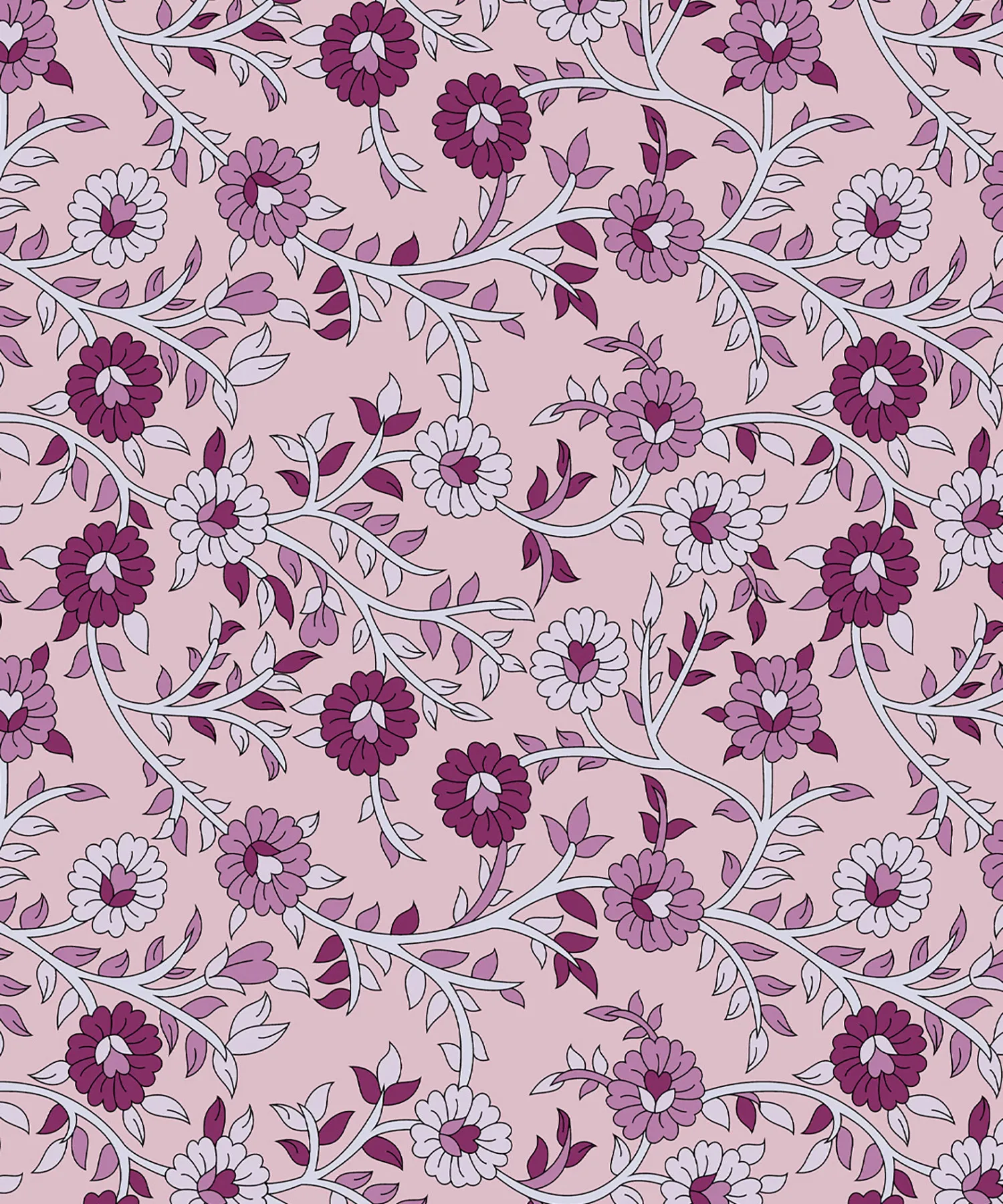 Urban Comfort Single Bedsheet Set, Desert Gardern Pink |144 TC Cotton| 1 Pillow Covers - Image 4